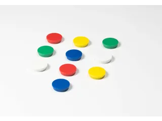 Memomagneten 10 stuks assorti 30mm - 1