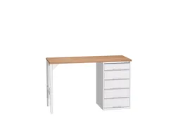 werkbank,HxBxD 930x1500x600mm,multiplexblad,2voeten/1container