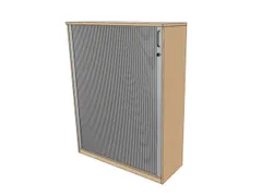 jaloeziedeurkast,HxBxD 1545x1200x445mm,3xhouten vloer,4 OH,NE-esdoorn