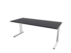 in hoogte verstelbaar bureau HxBxD 720-840x1800x800mm CC-zwart