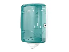 Tork 473167 Reflex Mini Centerfeed Dispenser Wit/Turquoise M3
