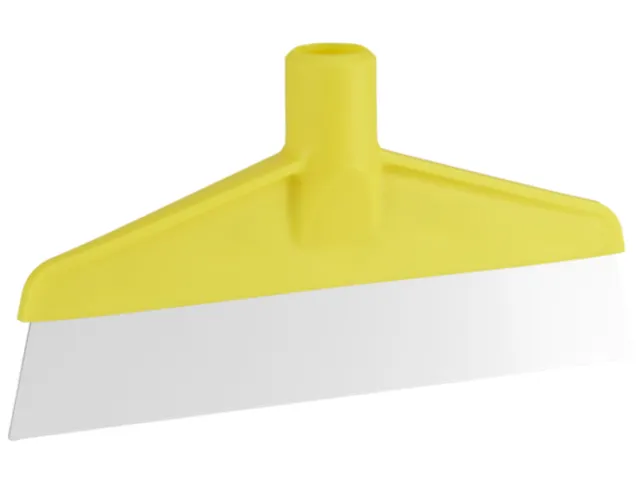Vikan Hygiene Tafel- en Vloerschraper RVS Blad 245x70mm Geel