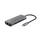 Adapter Trust Dalyx 6-in-1 USB-C multipoort grijs