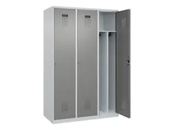 locker voor scheiding van kleding,HxBxD 1850x1200x500mm,3vak