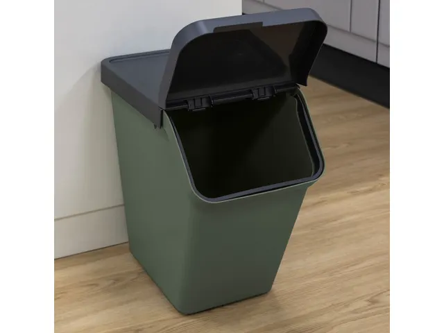 Sigma Home sorteer unit 40L donkergroen - 49,3x27x44,8cm