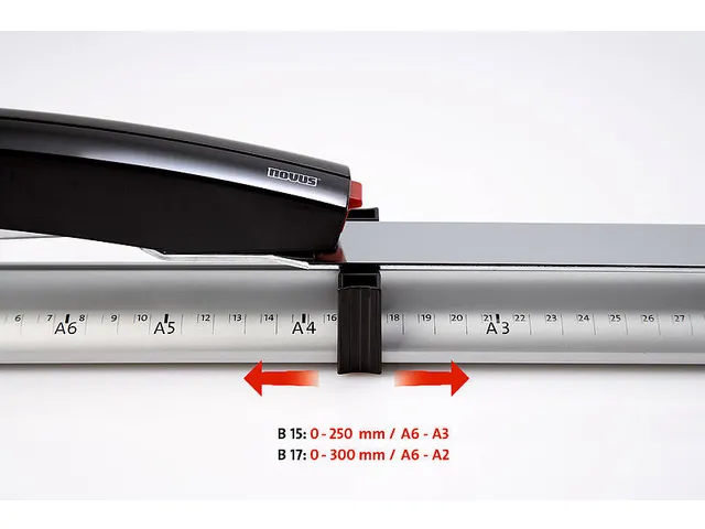 NOVUS Nietmachine B17 | Zwart/grey