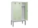 armoire vestiaire noir et blanc,HxlxP 2120x1200x500mm,3compart.