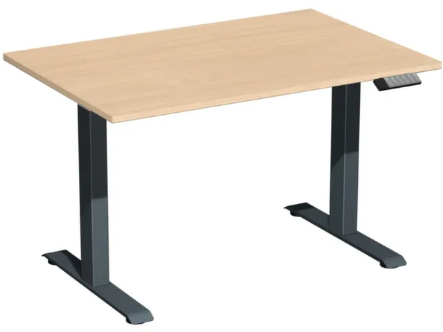 Bureau à hauteur réglable élec. HxlxP 730-1230x1200x800mm
