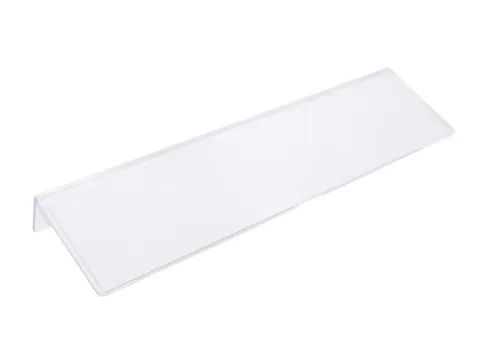 etiket m. etiketbeschermer,v. Stellingbak HxB 82x300-500mm