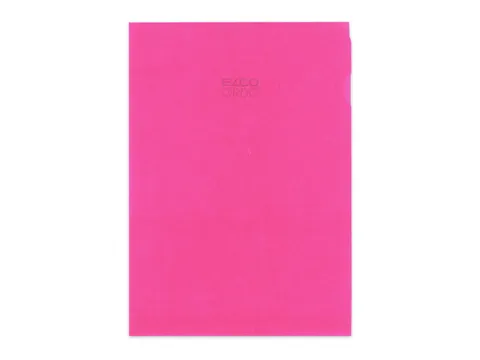Transparant L-map A4 rood 100 stuks
