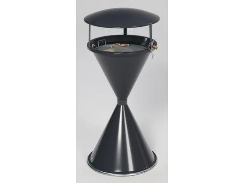Zandasbak Zwartgrijs 960x440mm Overkapping Ketting En Hangslot