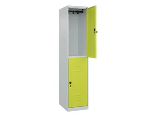 dubbeldekse locker,HxBxD 1850x400x500mm,1x2vak.,vak B 400mm - 2