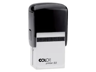 Tekststempel Colop Printer 53 port betaald Zwart - 1