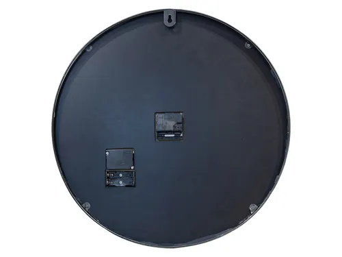 Witte Gear Klok - Grote Wandklok - 50cm - Bewegende tandwielen - "Henr