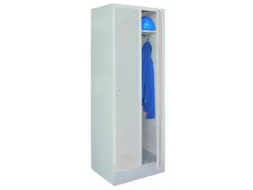 locker,RAL 7035,HxBxD 1850x600x500mm,2vak,vak B 300mm,cil.-slot,sokkel