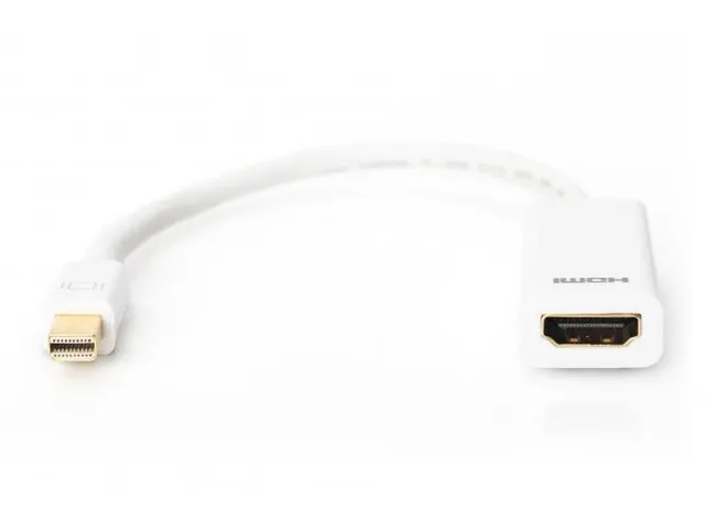 DisplayPort-adapterkabel type mini DP HDMI A St/Bu 0,15m Full HD DP 1.