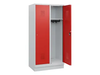 schoollocker,HxBxD 1630x800x500mm,2vak,vak B 400mm,cil.-slot,sokkel - 1