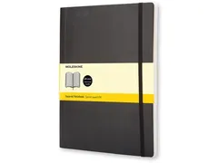 Notitieboek 19 X 25 Cm Geruit Soepele Cover Zwart