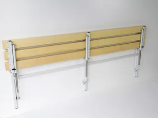 klapbank,HxLxD 780x2000x380mm,houten lijst,frame staal RAL7035 - 4