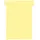 Planbord T-kaart Nobo nr 3 80mm geel