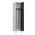 locker voor scheiding van kleding,HxBxD 1950x400x500mm,1vak