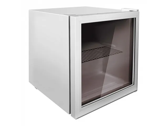 Husky Display Koelkast 50L transparant glas wit