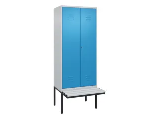locker voor scheiding van kleding,HxBxD 2120x800x815mm,2vak - 1