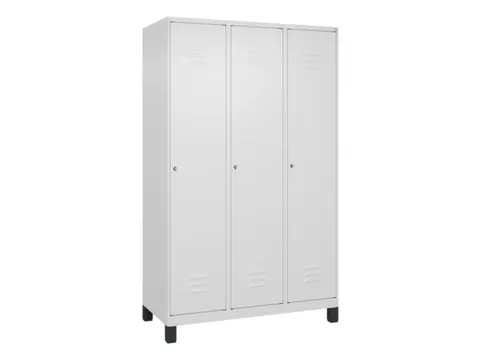 locker voor scheiding van kleding,HxBxD 1950x1200x500mm,3vak