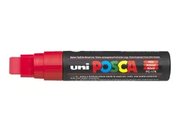 Verfstift Posca PC17K Extra Brede punt 15mm rechthoek rood