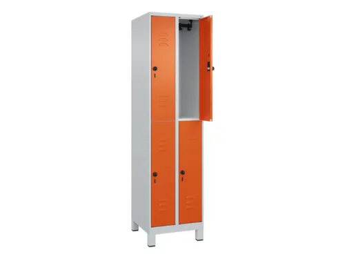 dubbeldekse locker,HxBxD 1950x500x500mm,2x2vak.,vak B 250mm