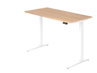Elektrisch in hgte vst. zit-sta-bureau,HxBxD 650-1290x1600x800mm - 1
