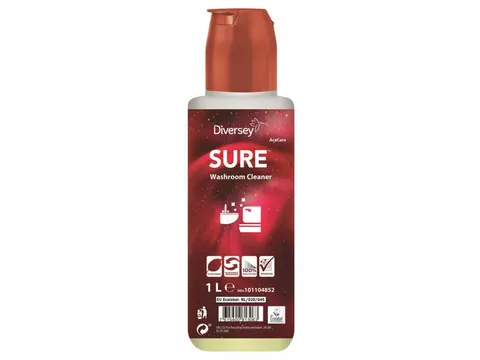 SURE Washroom Cleaner AC Sanitairreiniger 6x1 Liter
