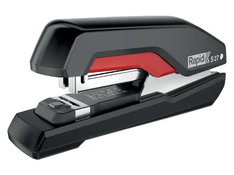 Nietmachine Rapid S27 Halfstrip 30vel 24/6 zwart/rood