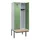 locker met bank,HxBxD 2120x800x815mm,2vak,vak B 400mm,cilinderslot