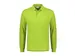Santino Matt polo met lange mouwen, limoengroen, maat 3XL, per stuk