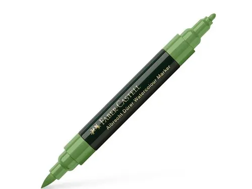 Aquarel marker Faber-Castell Albrecht Dürer 167 permanent olijfgroen