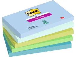 Memoblok 3M Post-it 655 76mmx127mm Super Sticky Oasis
