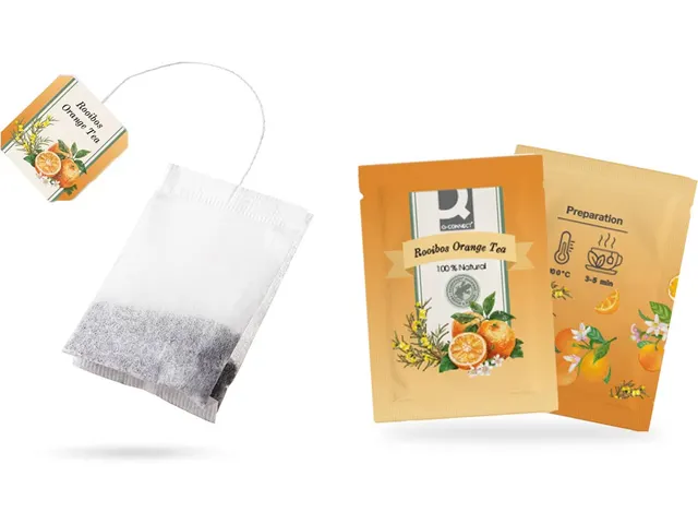 Thé Q-connect Rooibos Orange boîte de 20 sachets
