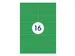 Gekleurde Etiketten 105x37mm Groen 42517 1000 Vel
