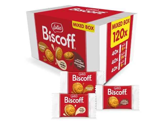 Biscuits Lotus Biscoff sandwich mix boîte 120 pièces