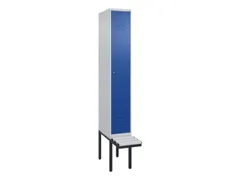 locker met bank,HxBxD 2120x300x815mm,1vak,vak B 300mm,cil.-slot