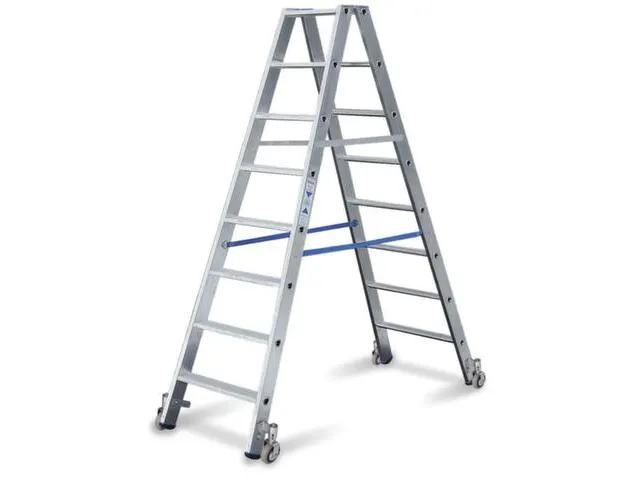 Verrijdbare Boktrap Aluminium L 2 04M 2X8Treden