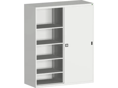 schuifdeurkast 2000x1600x650mm Stalen scheidingswand Ral7035