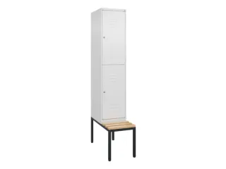 Dubbeldekse dekenkist,HxBxD 2120x400x815mm,1x2vak.,vak B 400mm - 1
