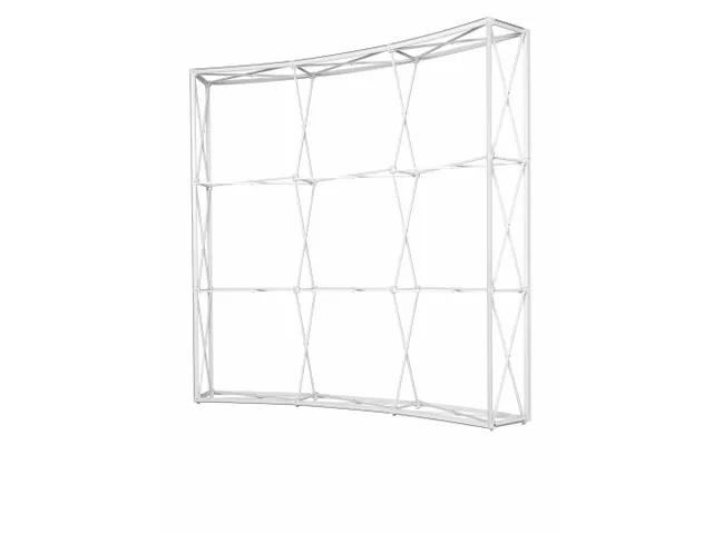 Beurswand Pop-Up Impress Curved