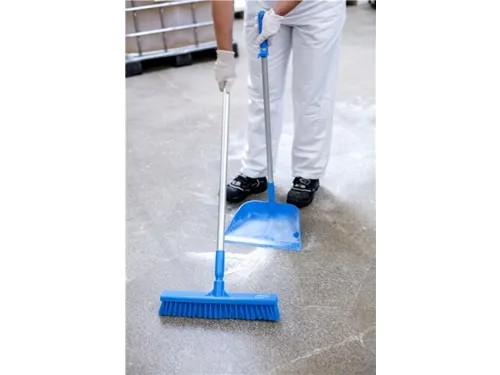 Vikan Hygiene 31783 zachte bezem blauw 410mm