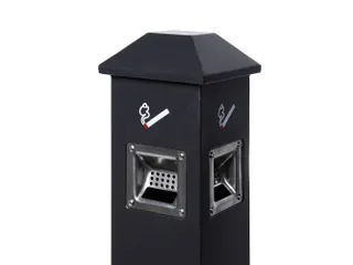 Vrijstaande Asbak Zwart - 2
