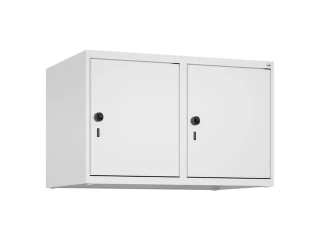 opzetkast,v. locker,2vak.,vak B 400mm,HxBxD 500x800x500mm,draaigrendel