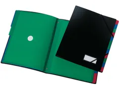 Voorordner PP A4 12 Vaks Zwart