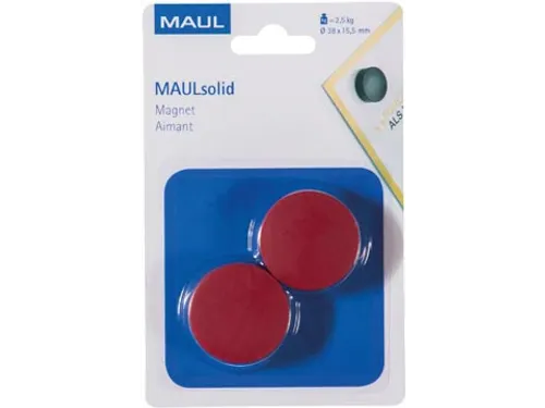 magneet Solid 38 mm trekkracht 25 kg 2 stuks